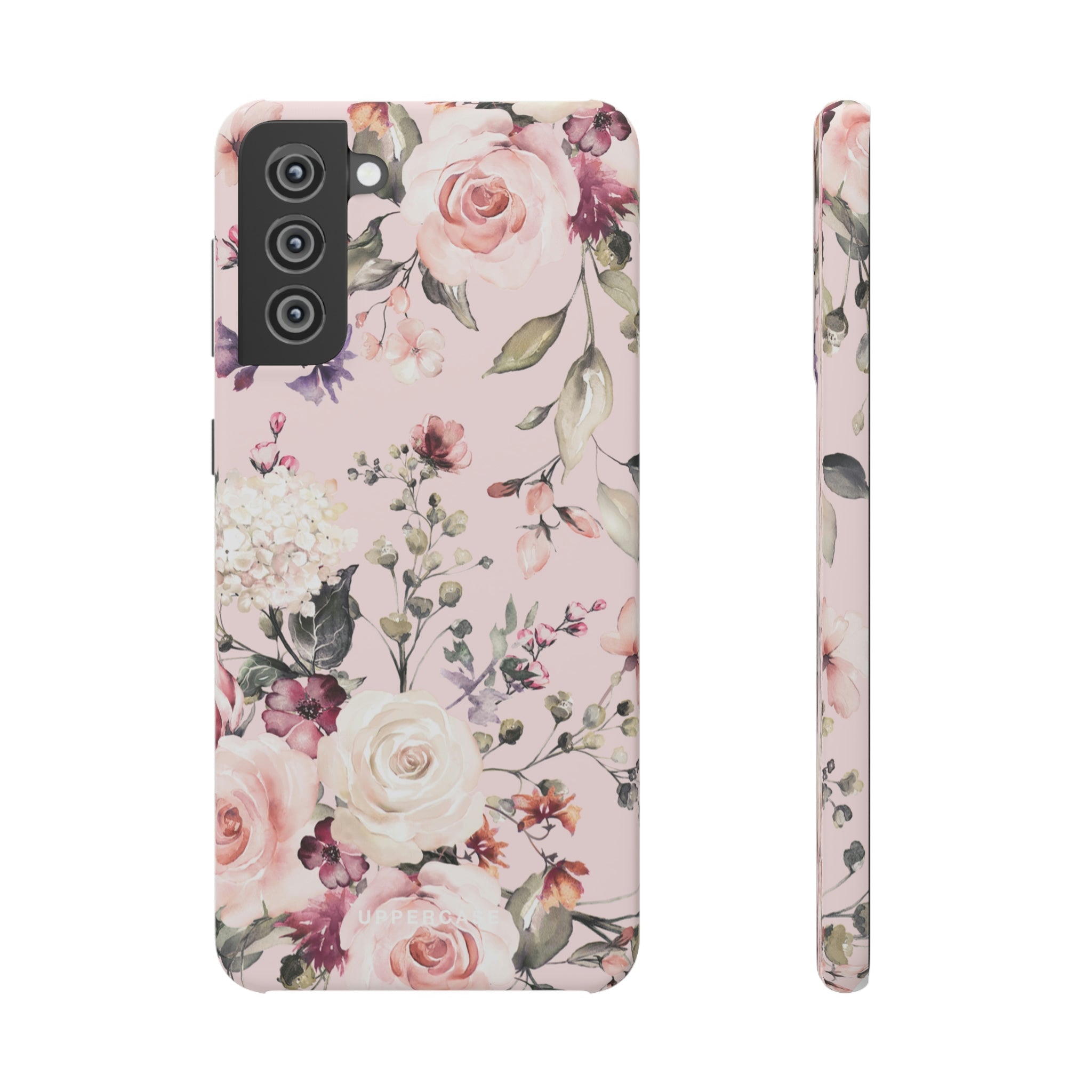 Floral Bliss - Pink - Snap Case