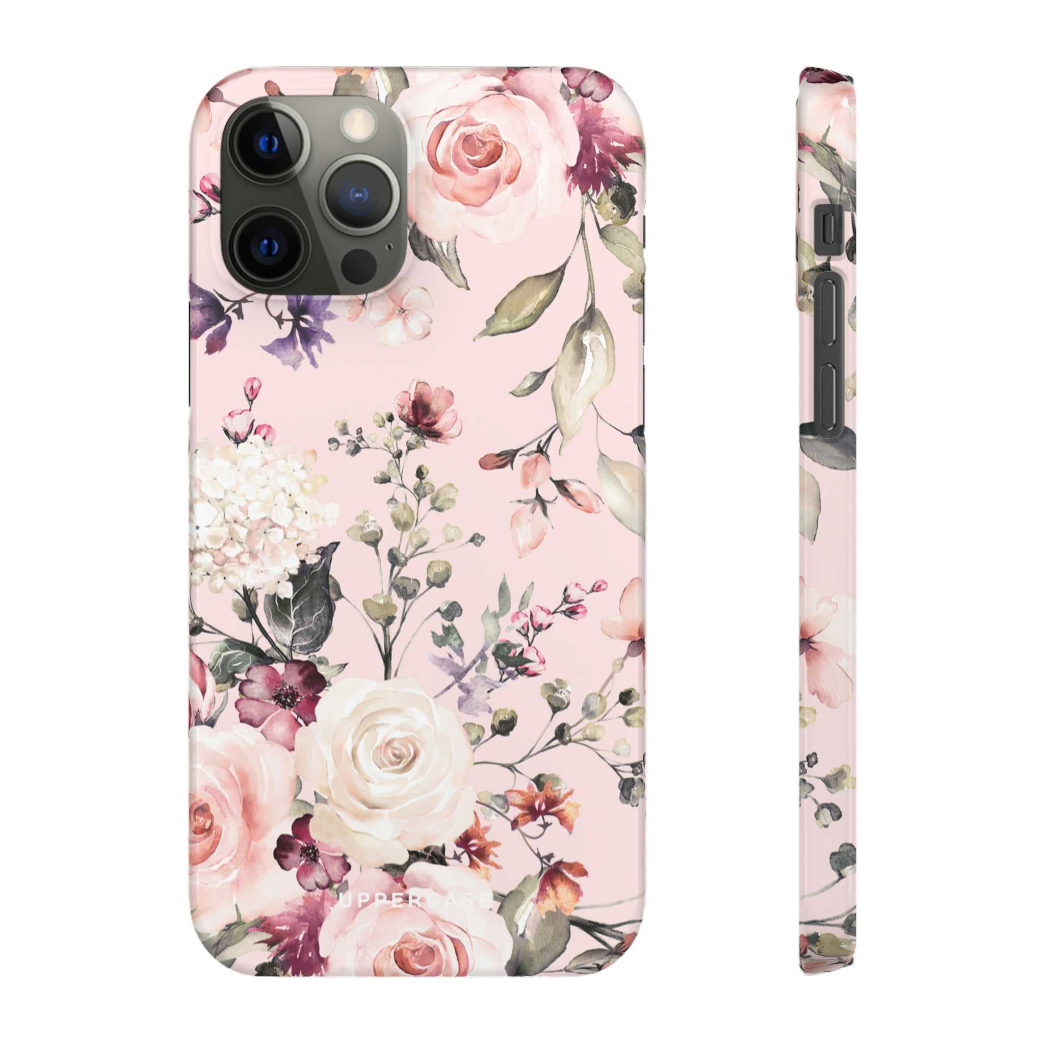 Floral Bliss - Pink - Snap Case