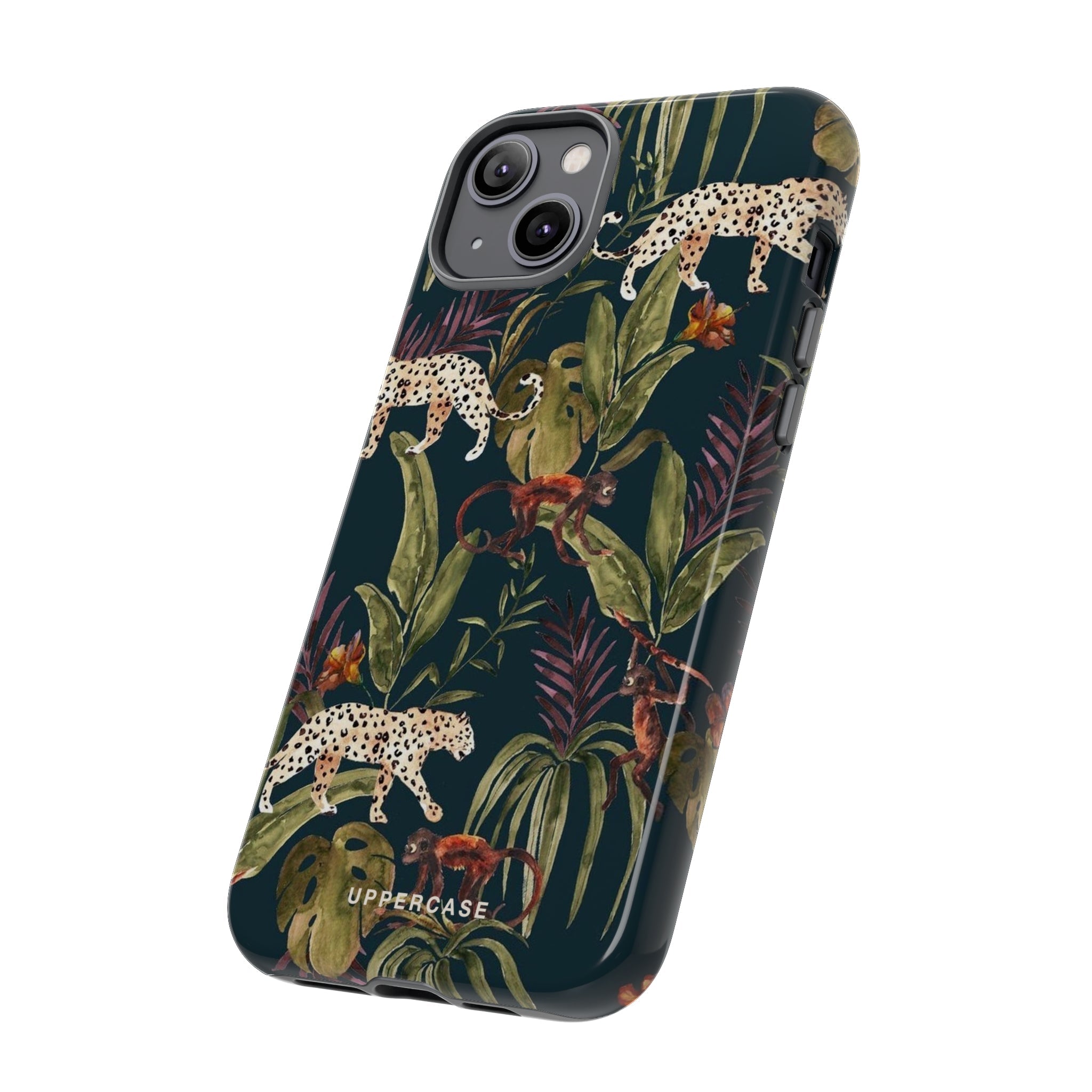 Leopard Prowl - Forest - Personalised Strong Case