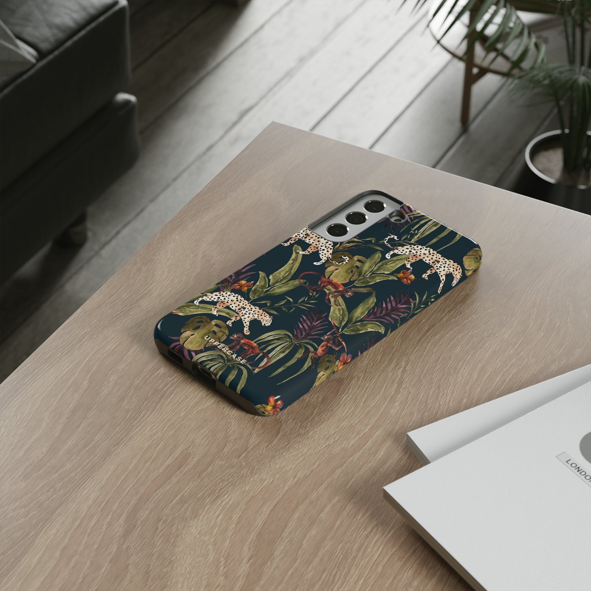 Leopard Prowl - Forest - Personalised Strong Case