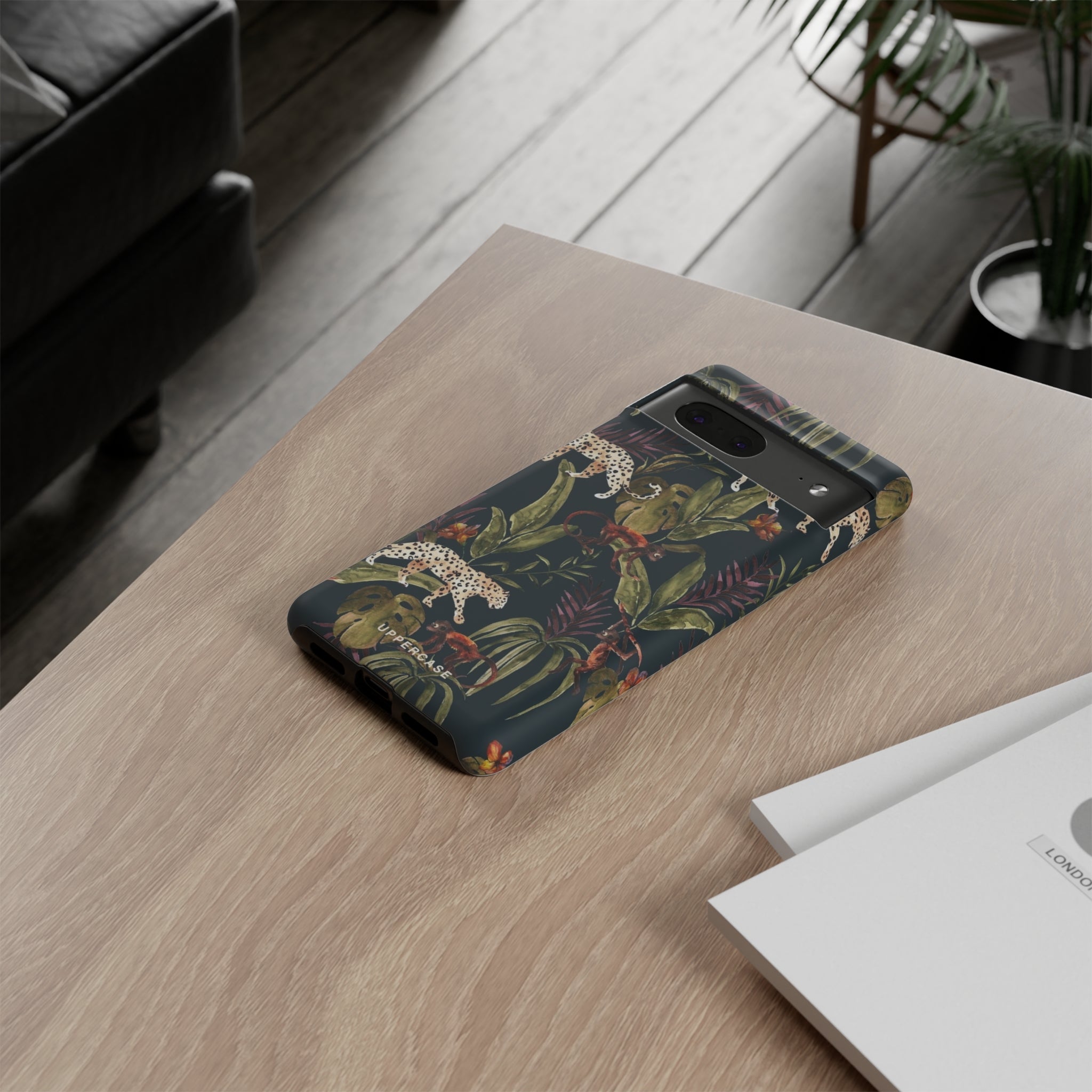 Leopard Prowl - Forest - Personalised Strong Case