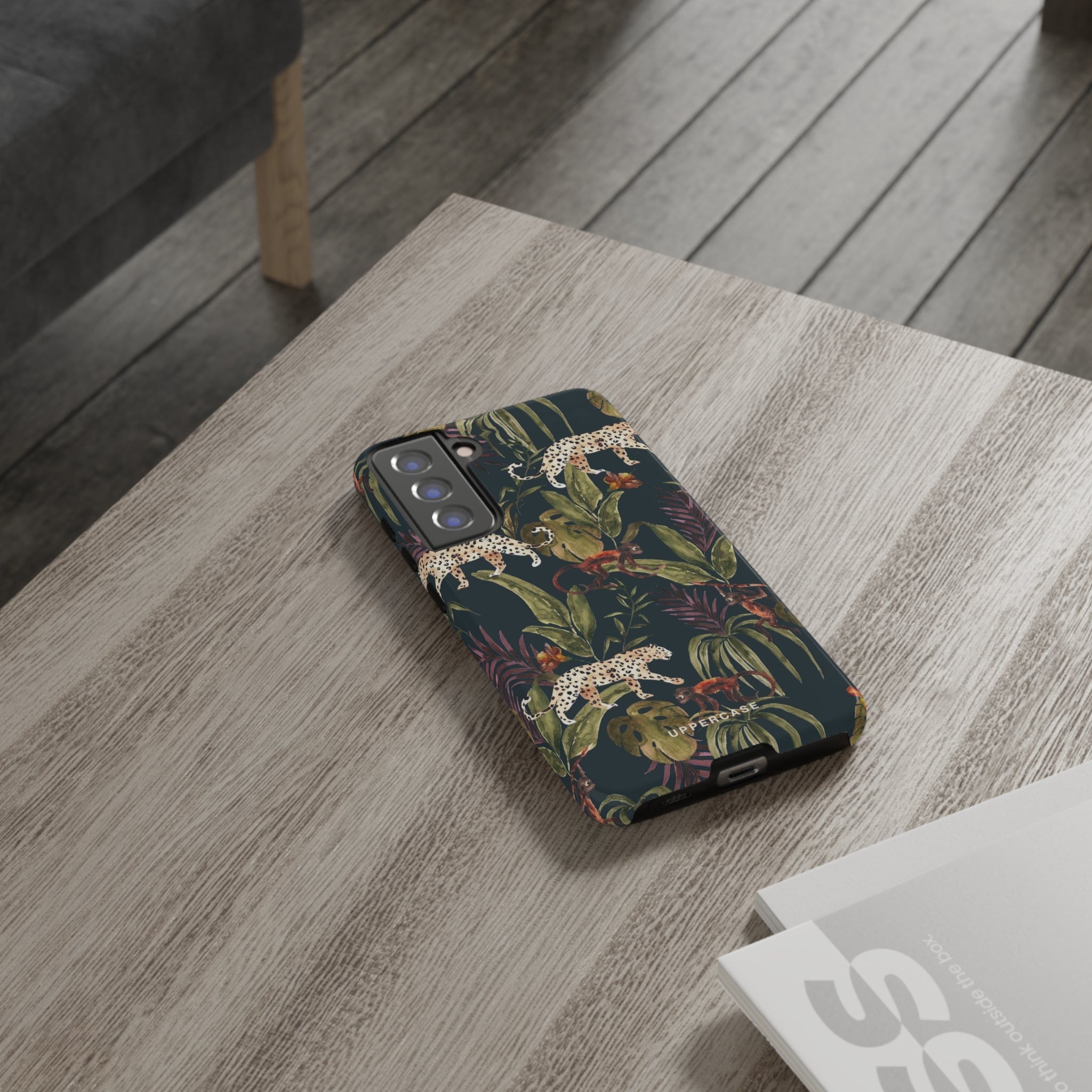 Leopard Prowl - Forest - Personalised Strong Case