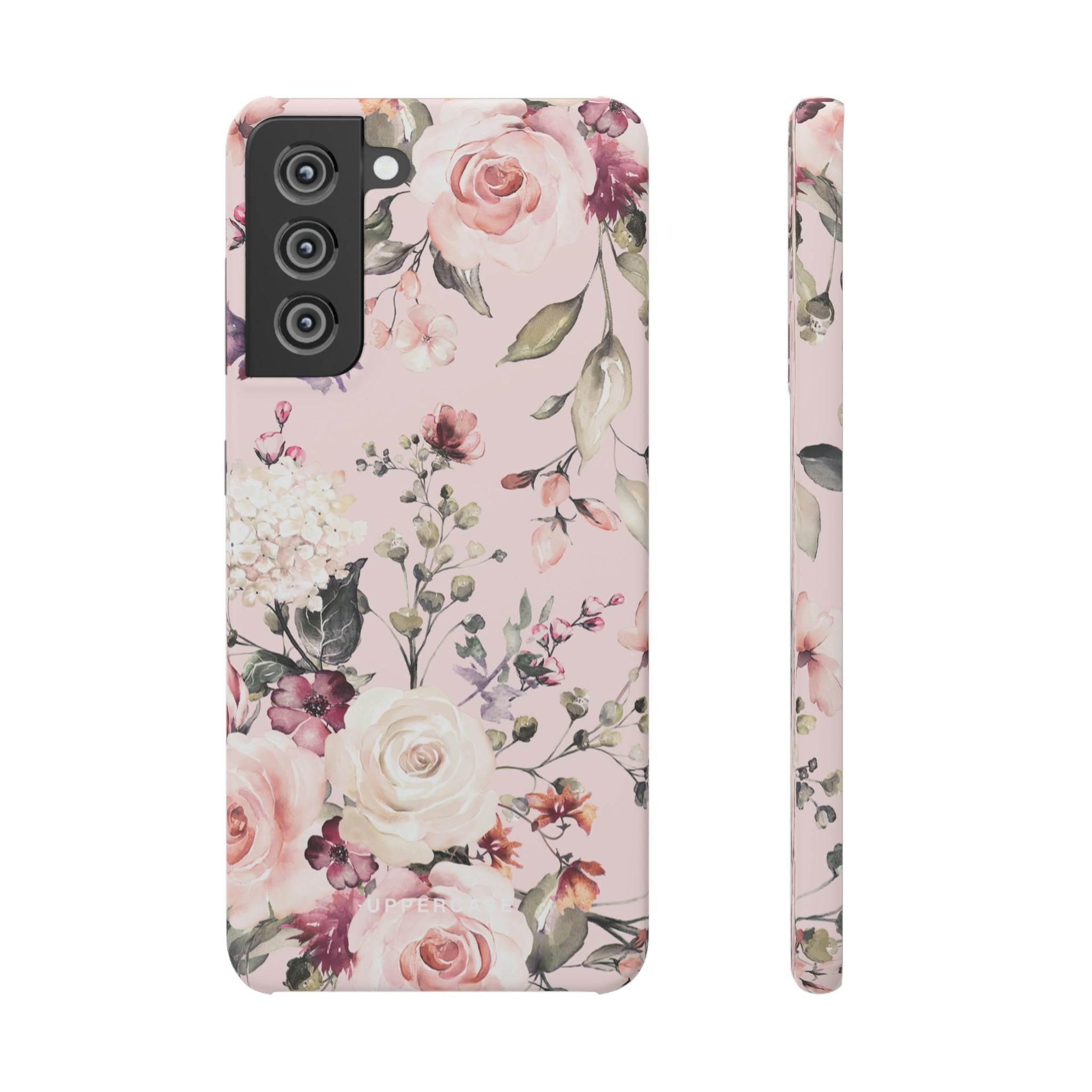 Floral Bliss - Pink - Snap Case