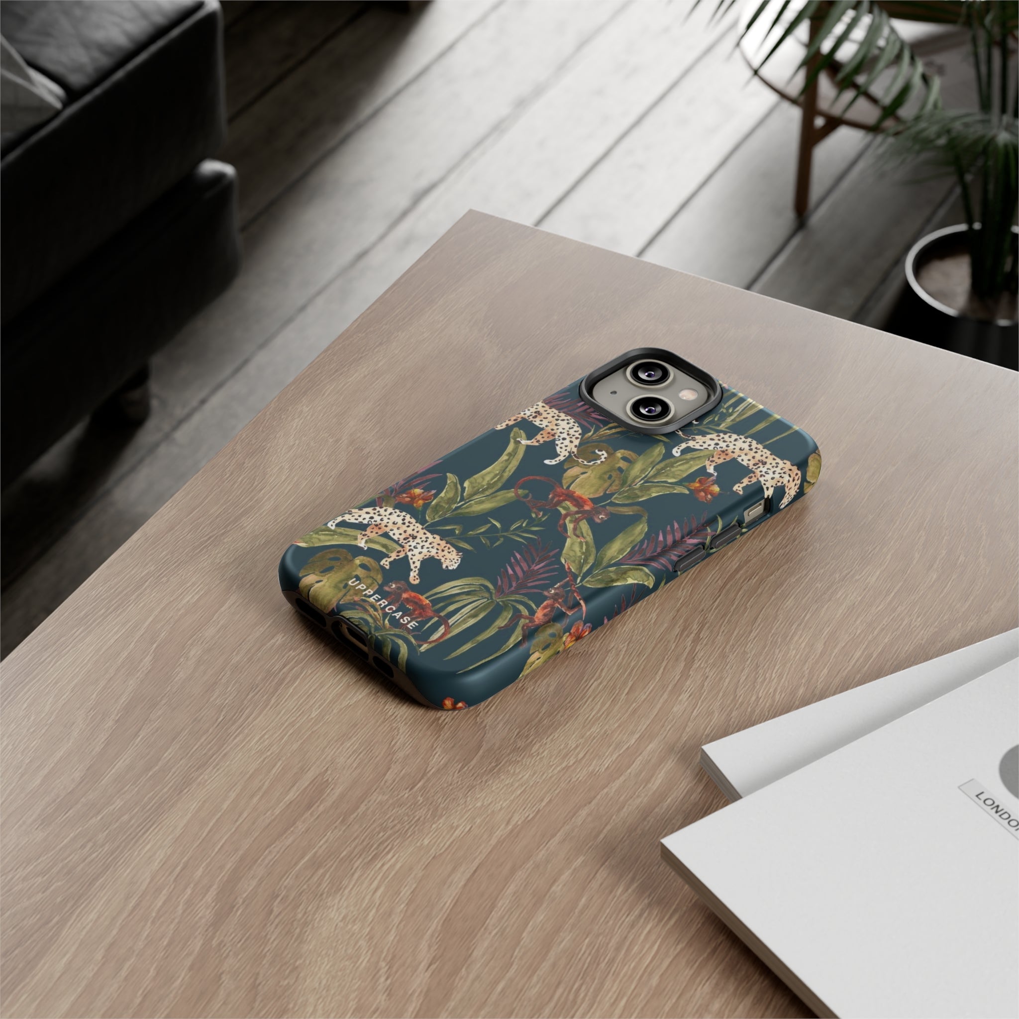 Leopard Prowl - Forest - Personalised Strong Case