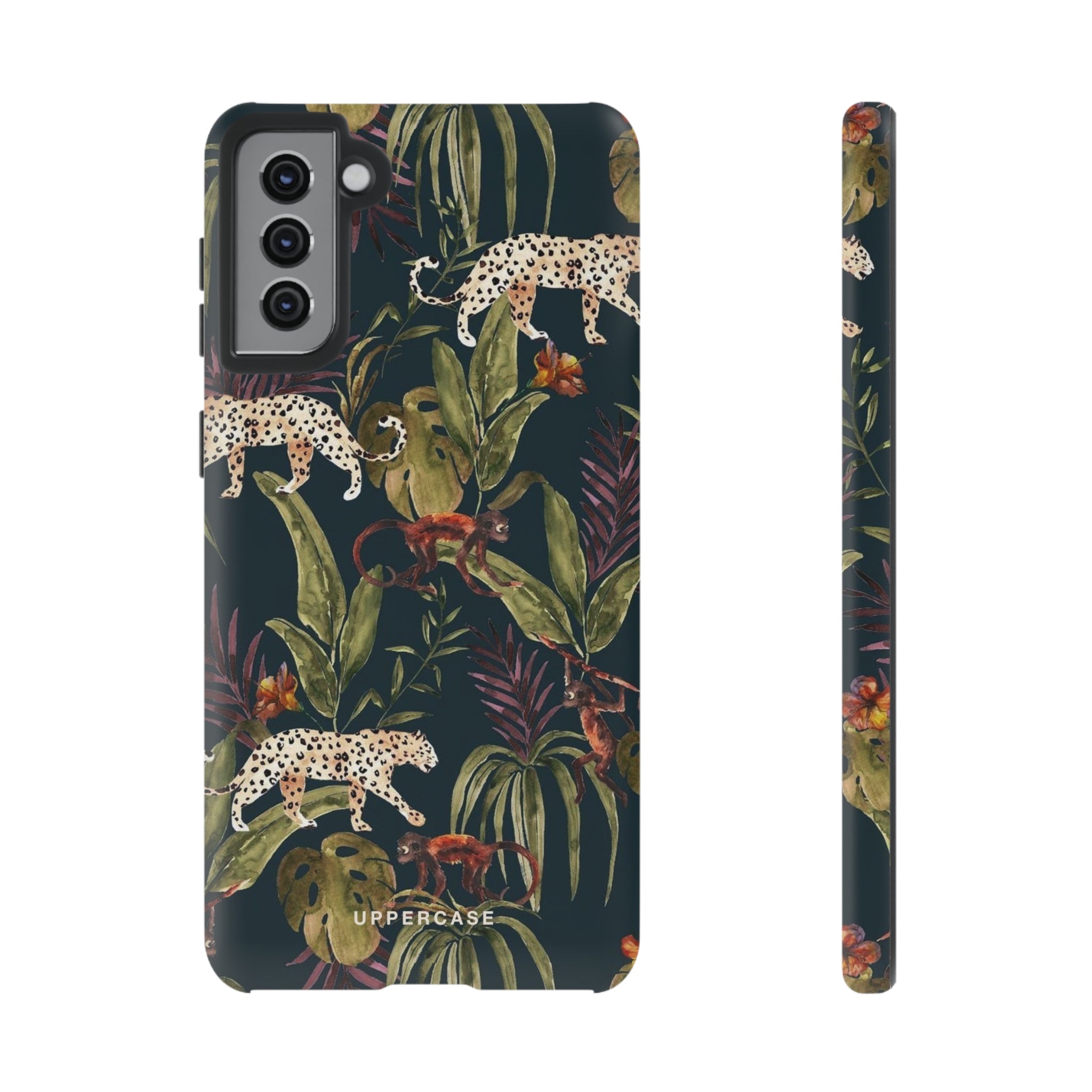 Leopard Prowl - Forest - Personalised Strong Case