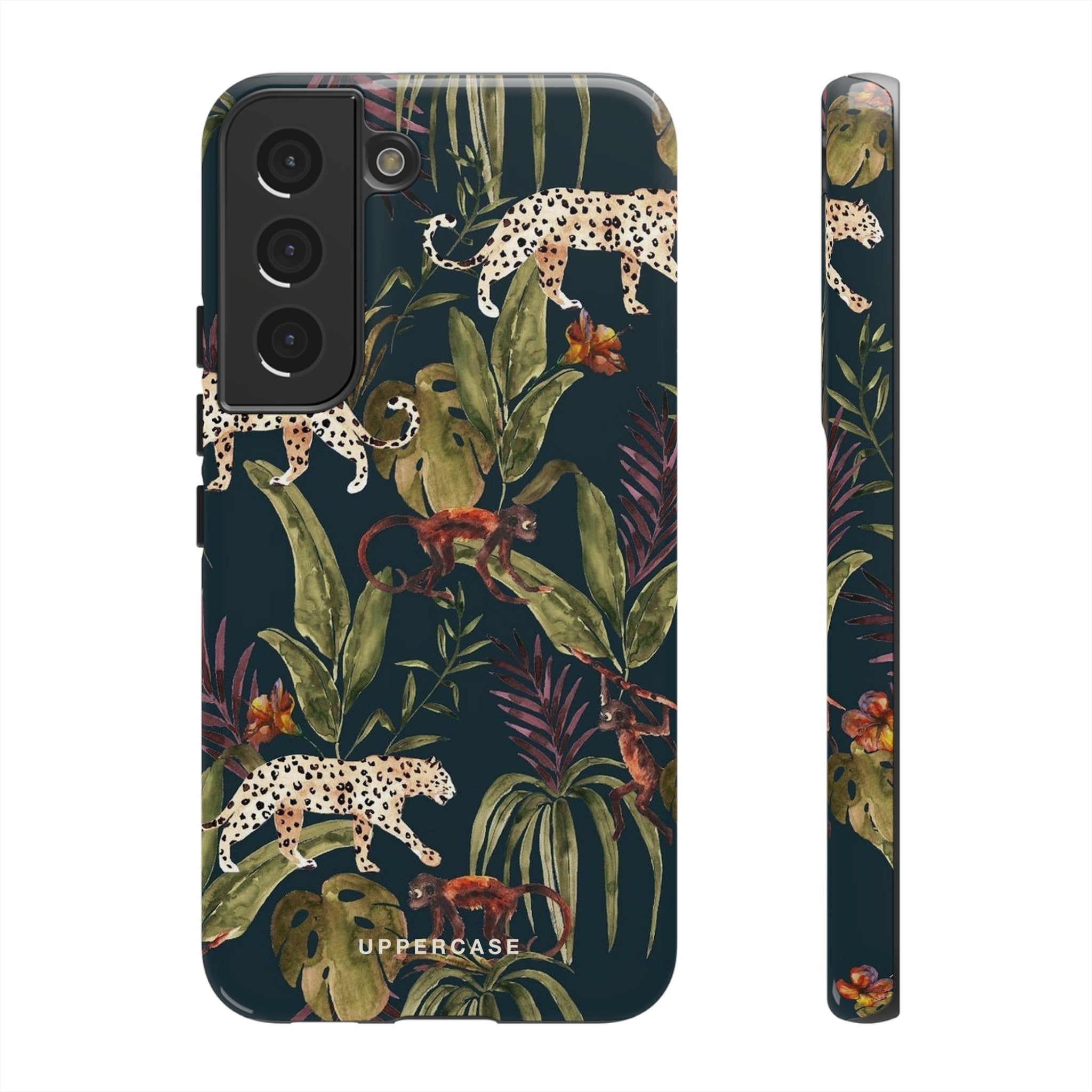 Leopard Prowl - Forest - Personalised Strong Case