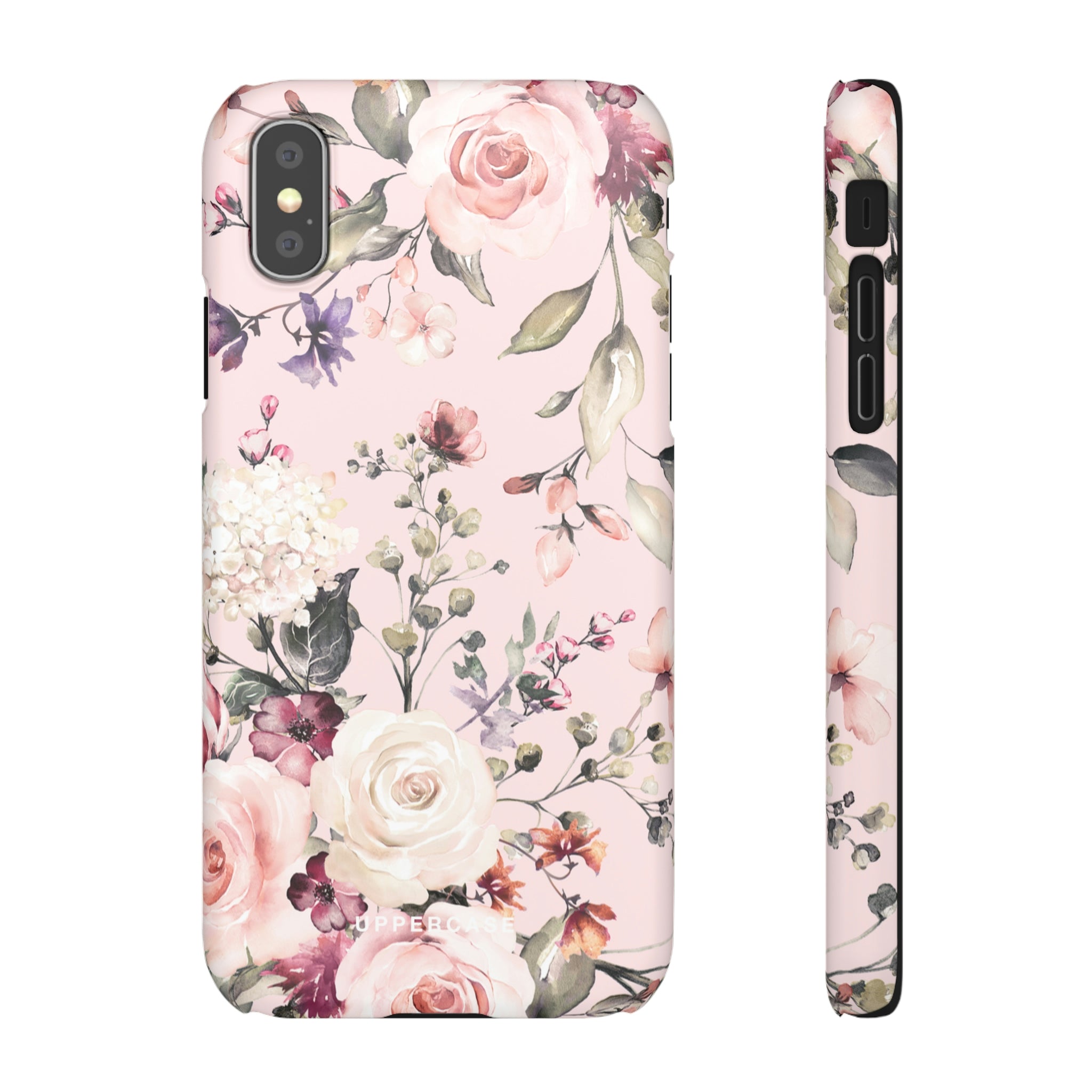 Floral Bliss - Pink - Snap Case