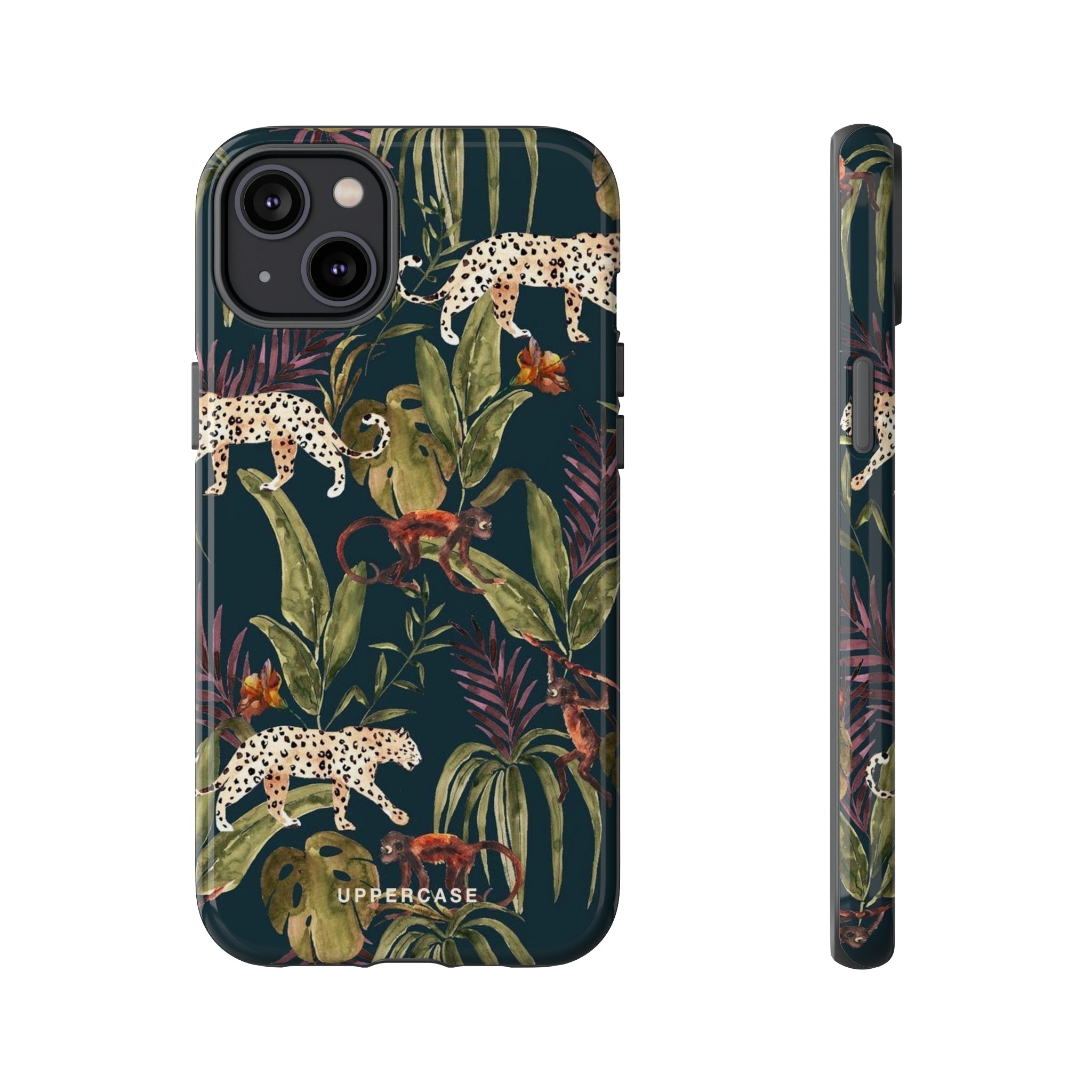 Leopard Prowl - Forest - Personalised Strong Case