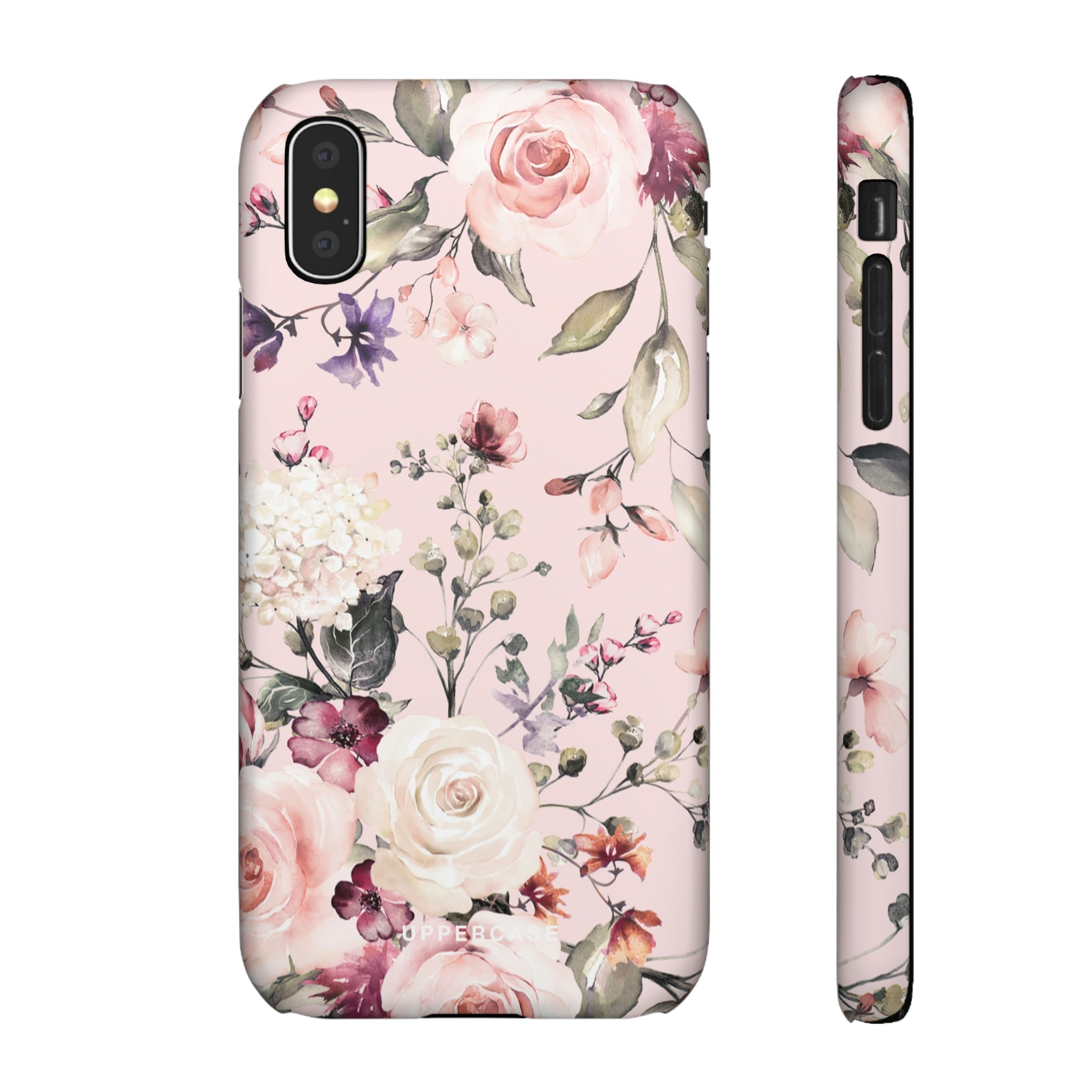 Floral Bliss - Pink - Snap Case