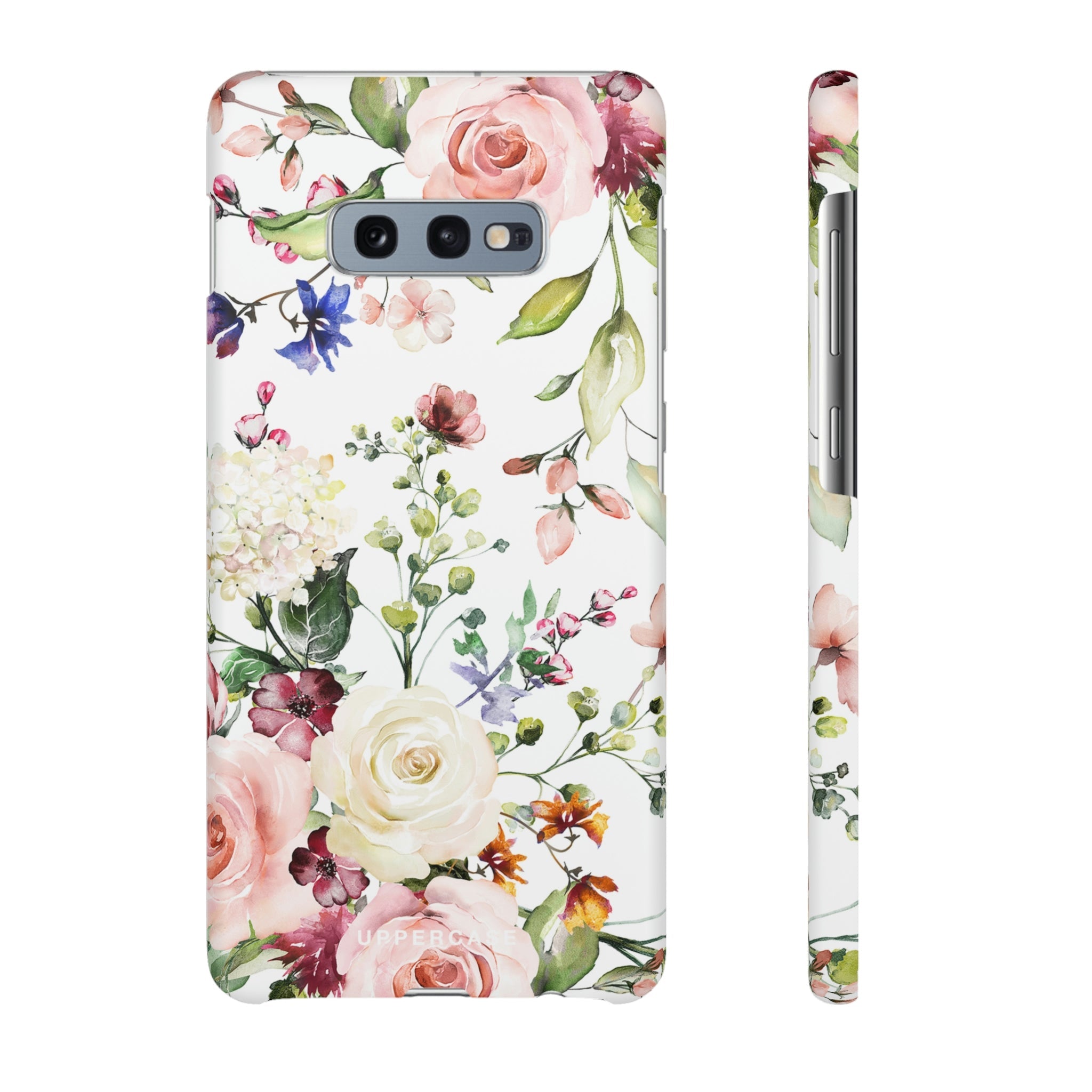 Floral Bliss - White - Snap Case