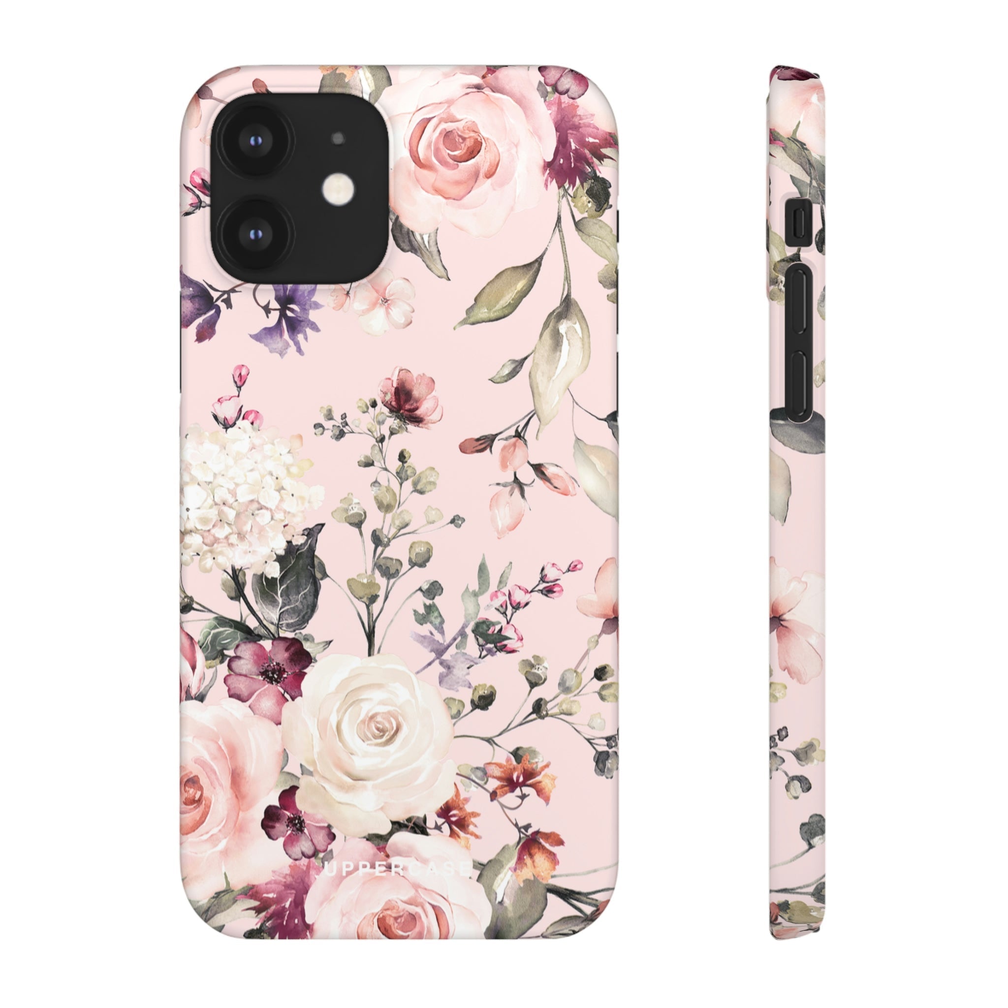 Floral Bliss - Pink - Snap Case